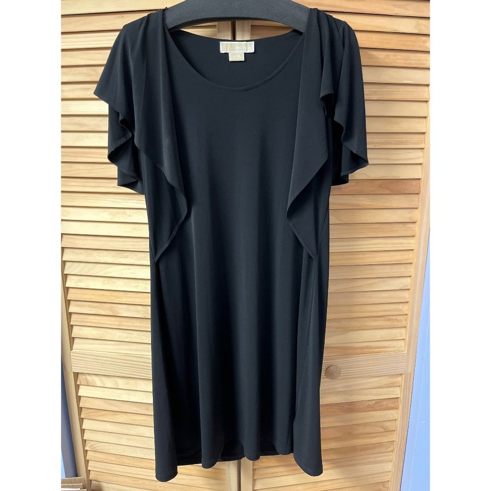 NWT Michael KORS Black Jersey Dress M 8 10